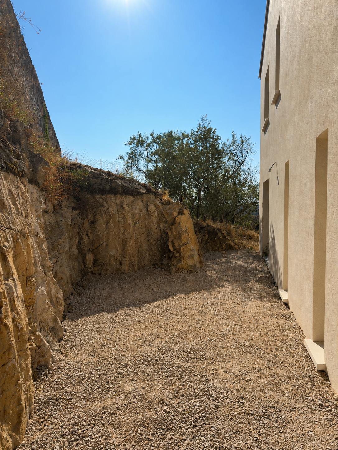 Terrassement après travaux